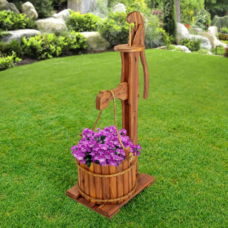 American Furniture Classics Large Pump Planter image number 3