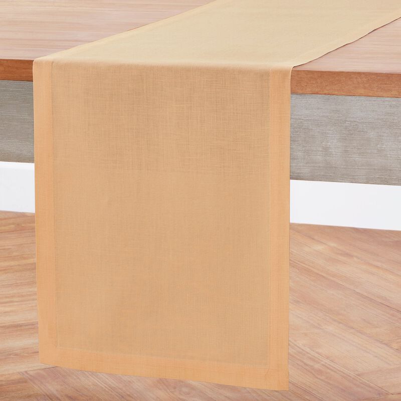 Solino Home 100% Pure Linen Table Runner - Fete