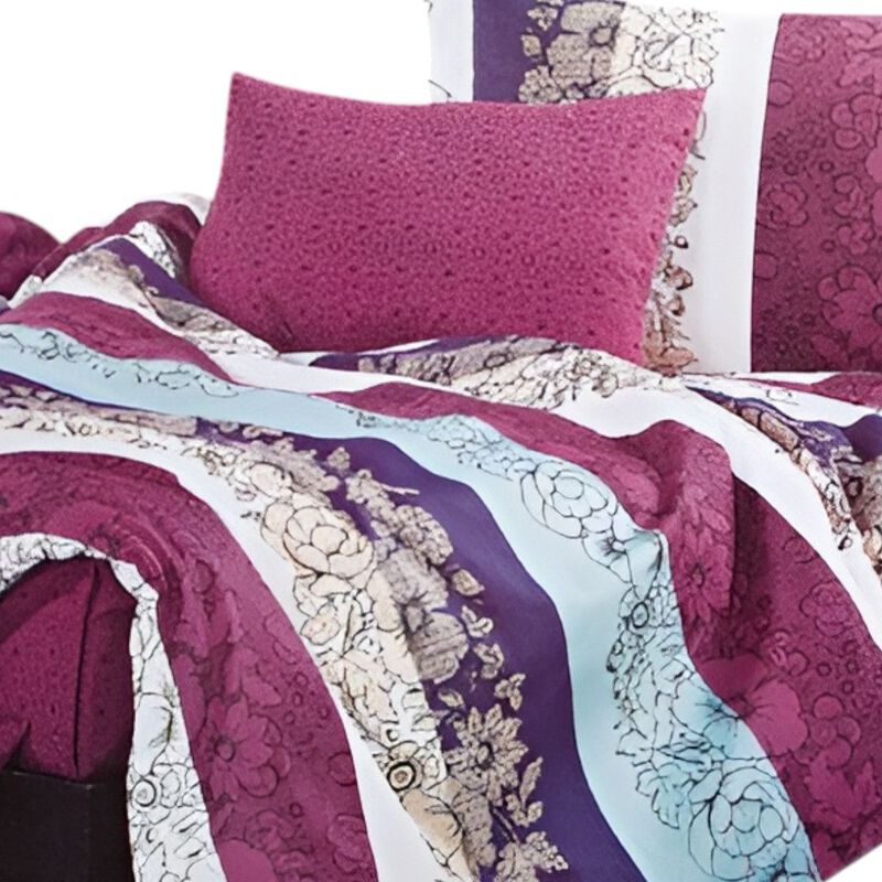Love in the Rhine Cotton Duvet Cover Combo Soft Lightweight Bedding image number 2