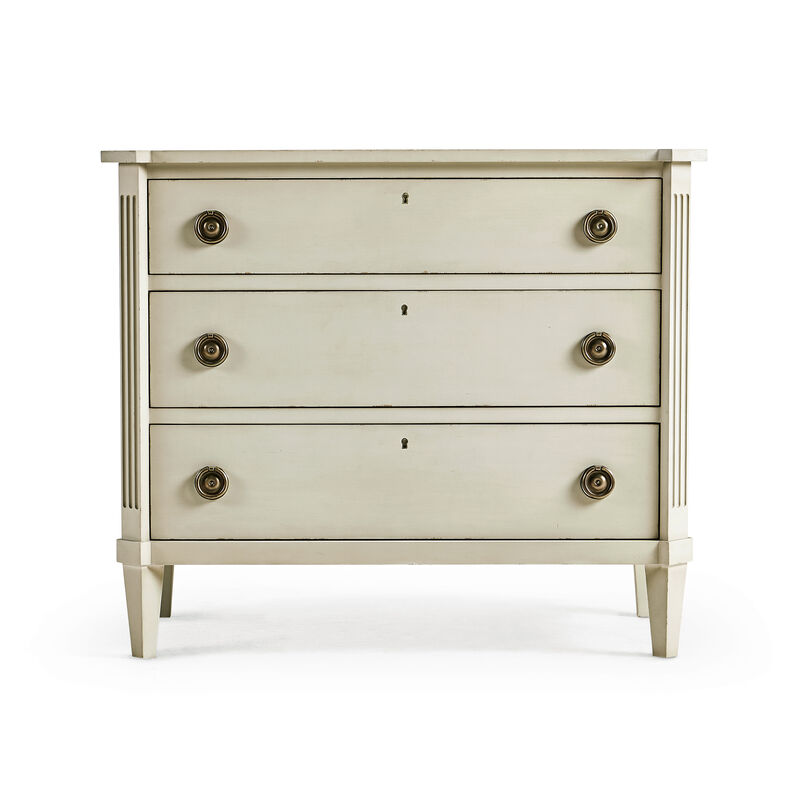 Aeon Swedish Small Drawer Chest in Beige