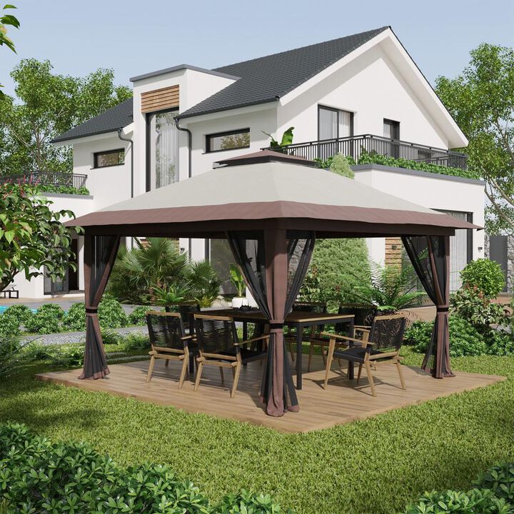 Hivvago 13' x 13' Pop-Up Party Tent with Carry Bag