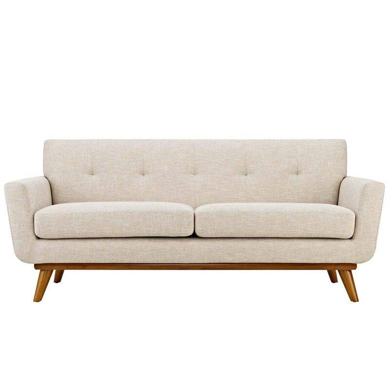 Engage Upholstered Fabric Loveseat image number 0