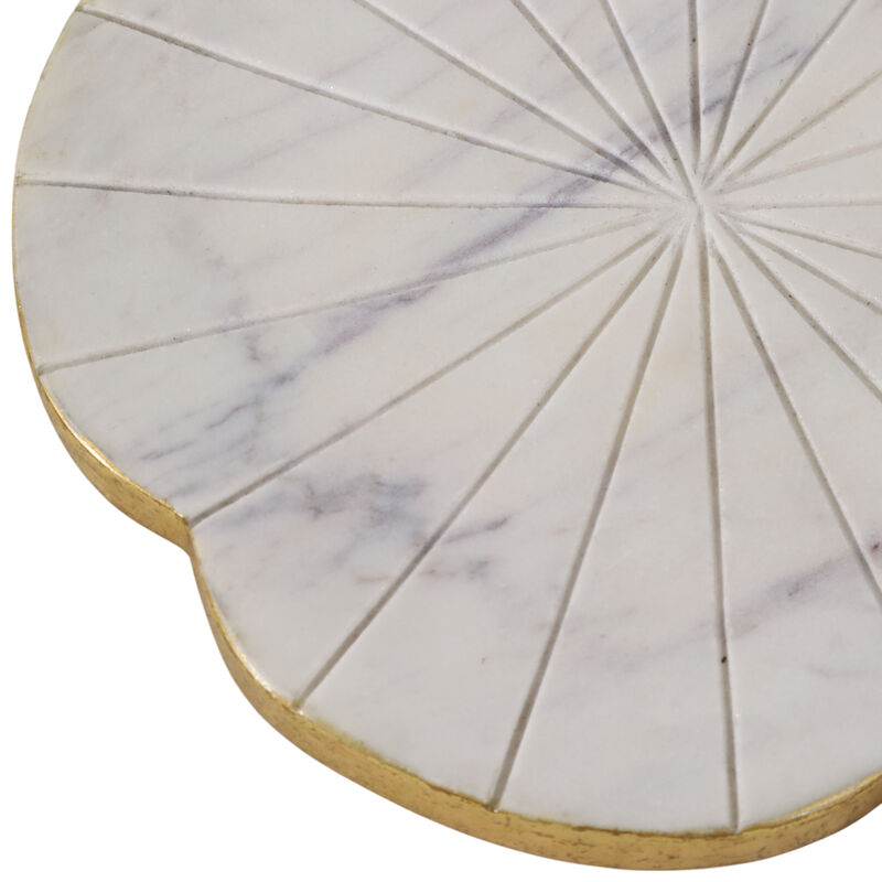 8x8 Marble Flower Tray image number 4