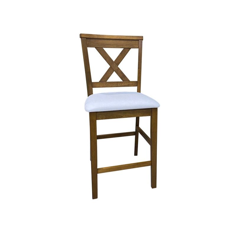 Carolina Chair & Table Taylor Flip Top Bar Table with 4 Counter Stools - Golden Oak