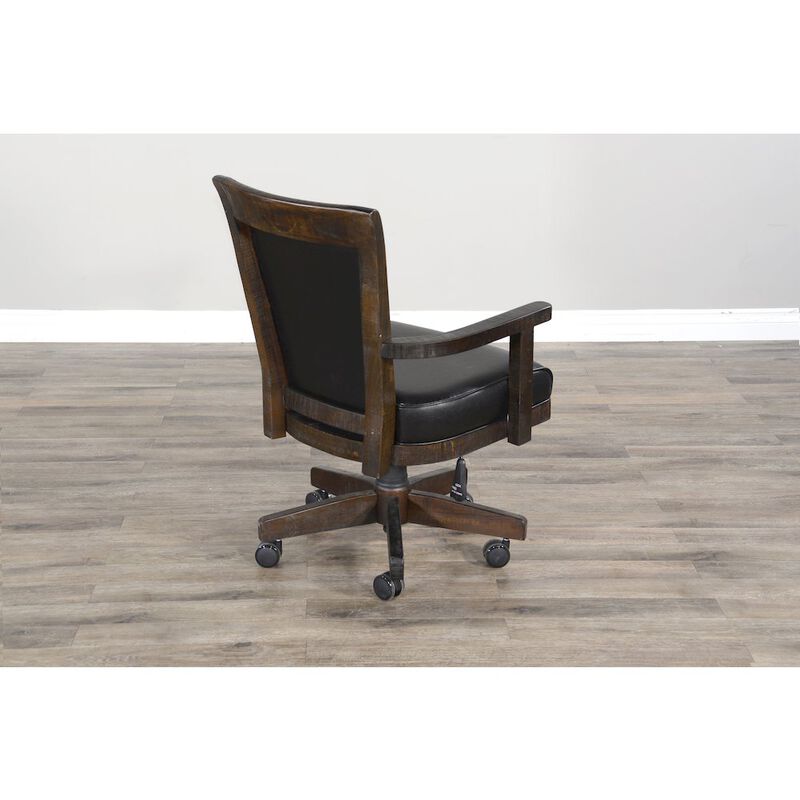 Sunny Designs Game Chair with Casters, Cushion Seat & Back image number 2