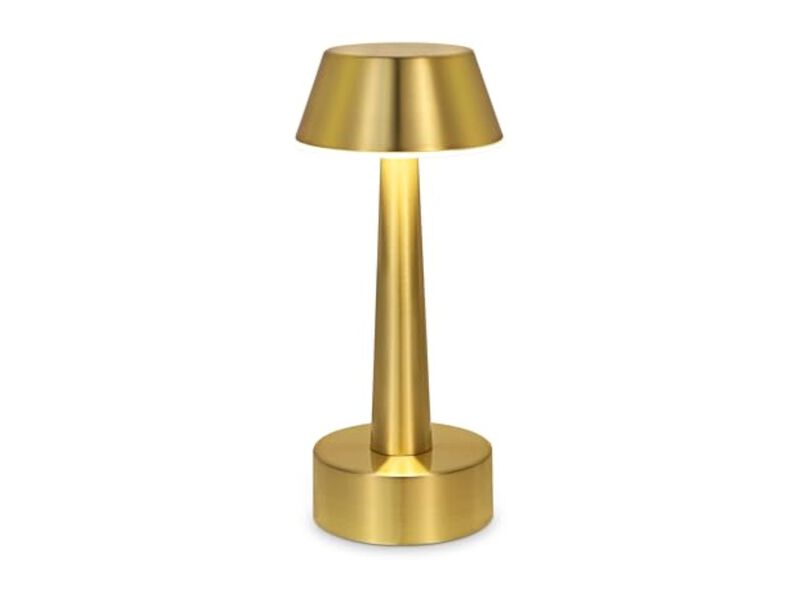 Rechargeable Cordless Dimmable Table Lamp For Living Room Bedside Patio Gold image number 0