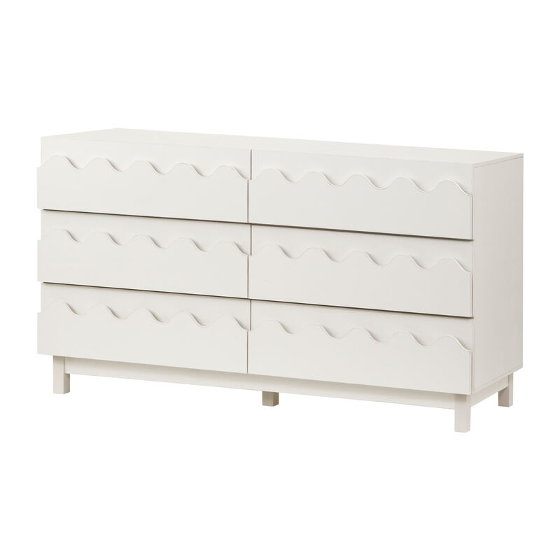 60" W Modern 6-Drawer Storage Dresser Chest image number 0