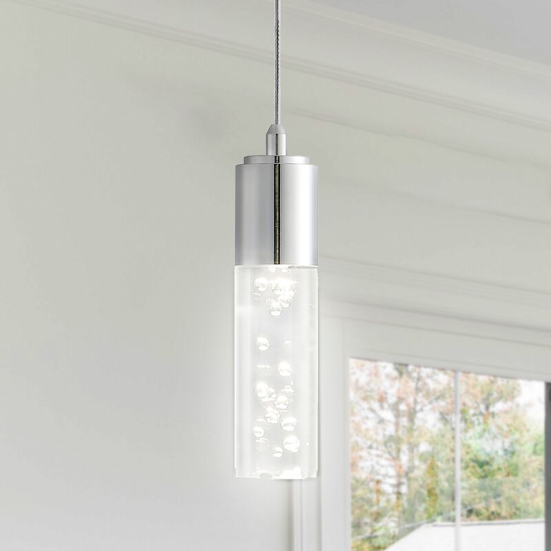 Bolha Bubble Acryliciron Modern Minimalist Integrated LED Pendant