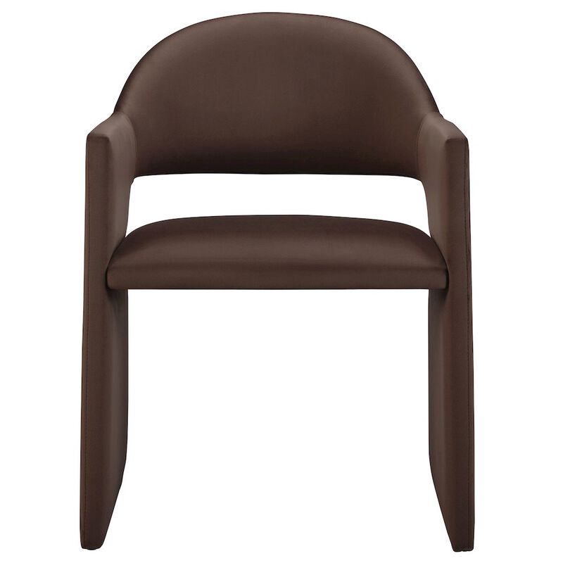 Talia Performance Velvet Dining Armchair image number 5