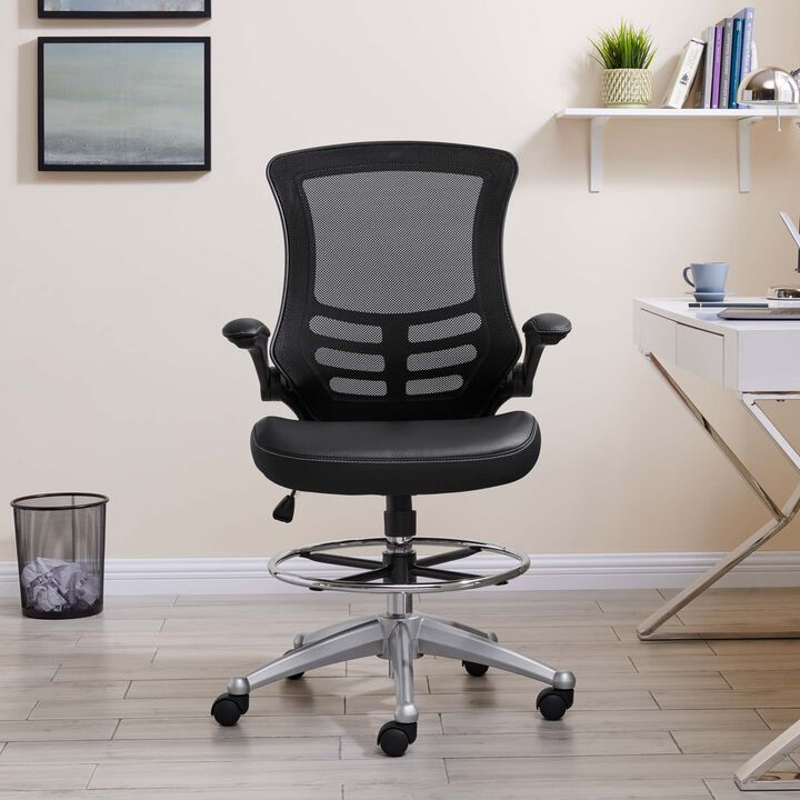 Modway Furniture - Attainment Vinyl Drafting Chair