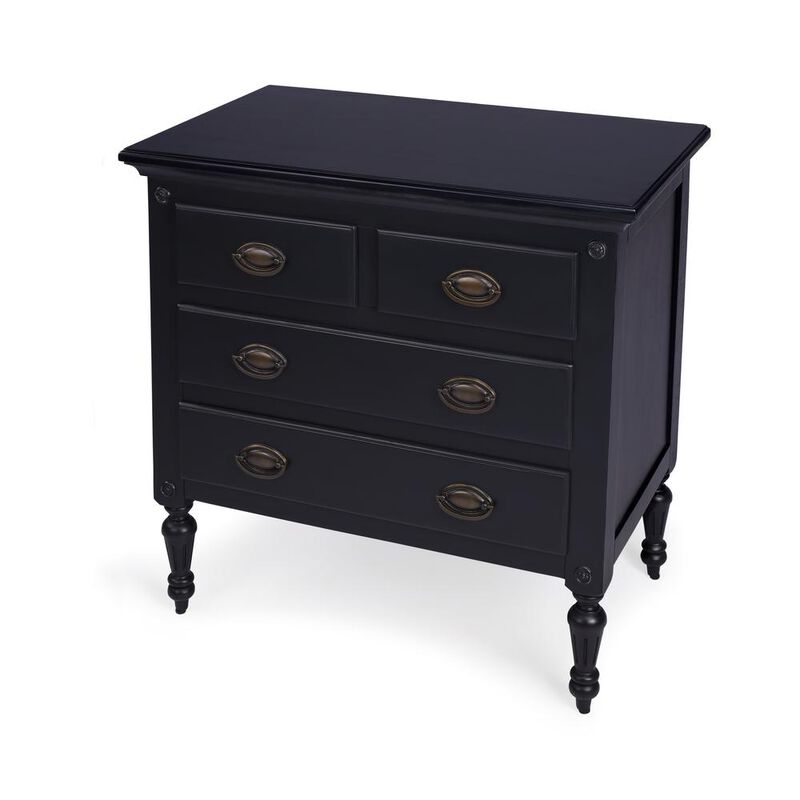 Butler Specialty Company Easterbrook 4 Drawer Chest, Black