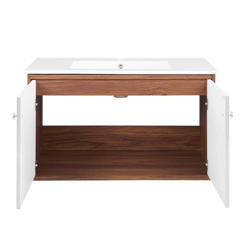 Modway Transmit 36" Wall-Mount Bathroom Vanity image number 5