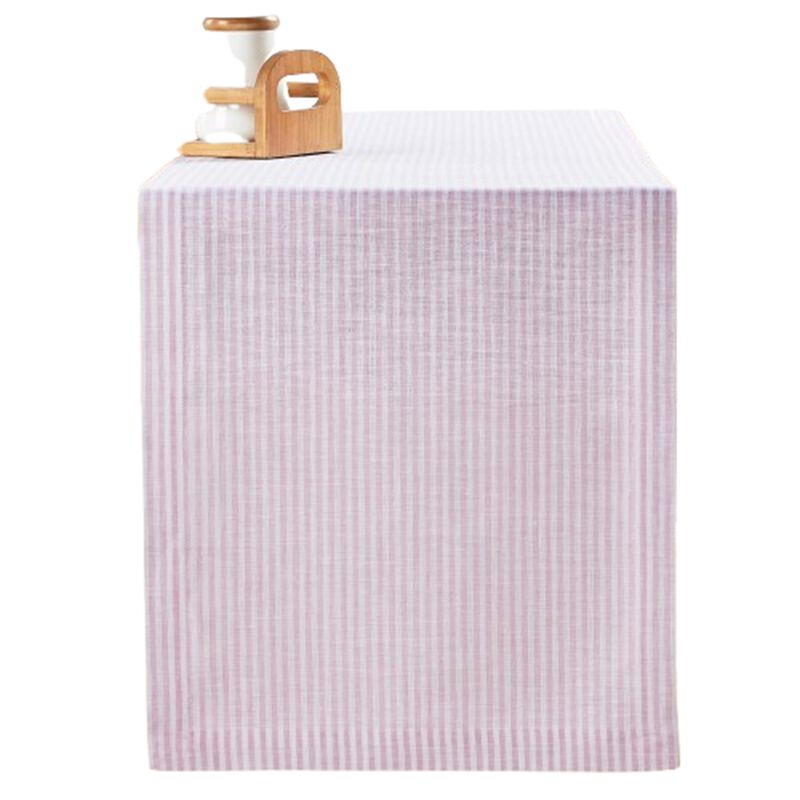 Solino Home 100% Pure Linen Table Runner - Narrow Stripe