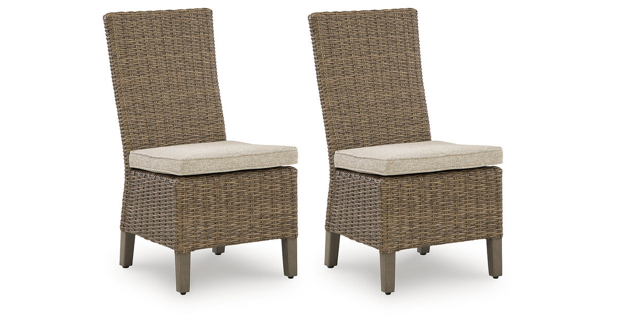 Revare Beach Side Chair with Cushion (Set of 2)