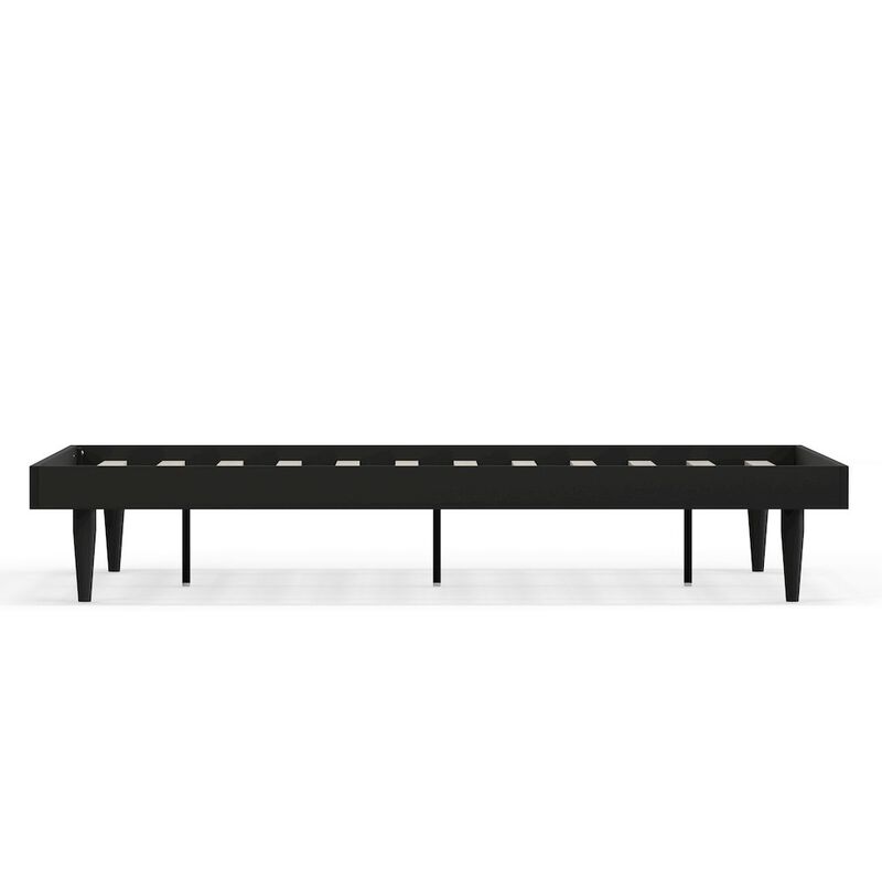 Comfort Pointe Sachse King Solid Wood Platform Bed Frame Black
