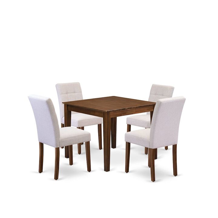 5 Piece Dining Room Set consists A Dining Table