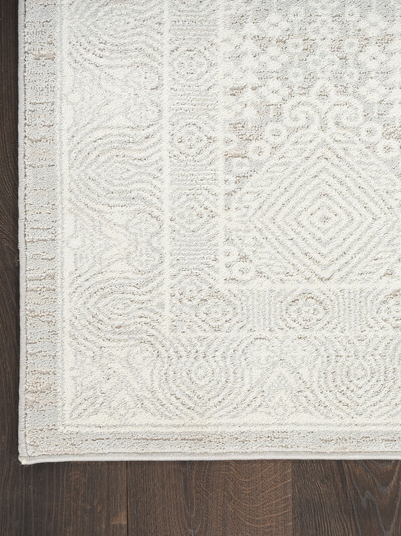 Eco Cycle ECY01 Silver/Ivory 2'2" x 7'6 Rug