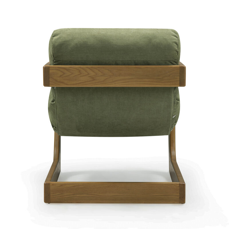 Palma Upcycled Fabric Accent Chair image number 3