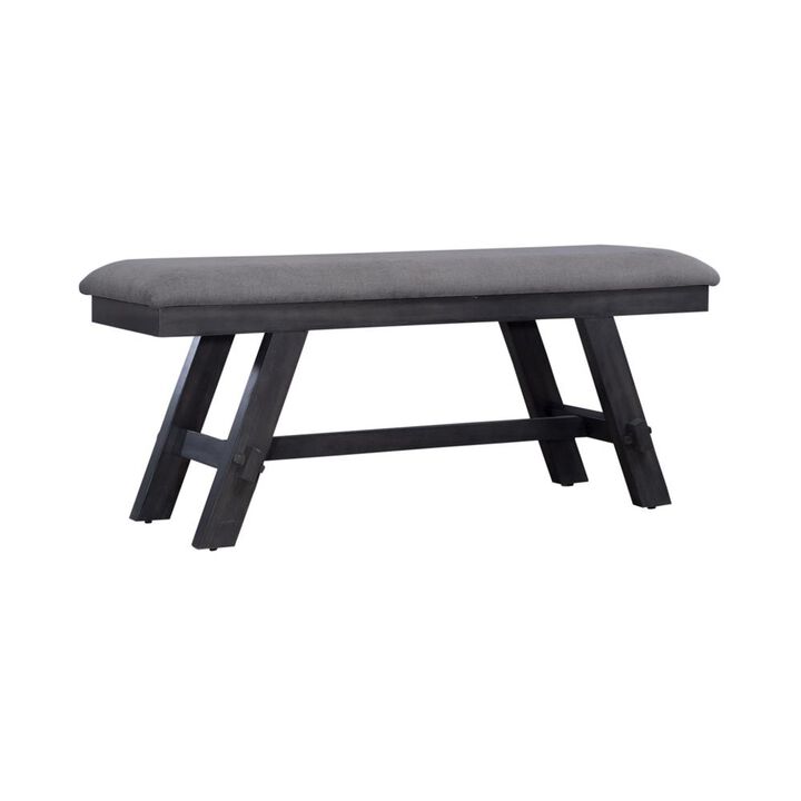 Liberty Furniture Lawson Bench (RTA) in Slate w/ Weathered Gray Top