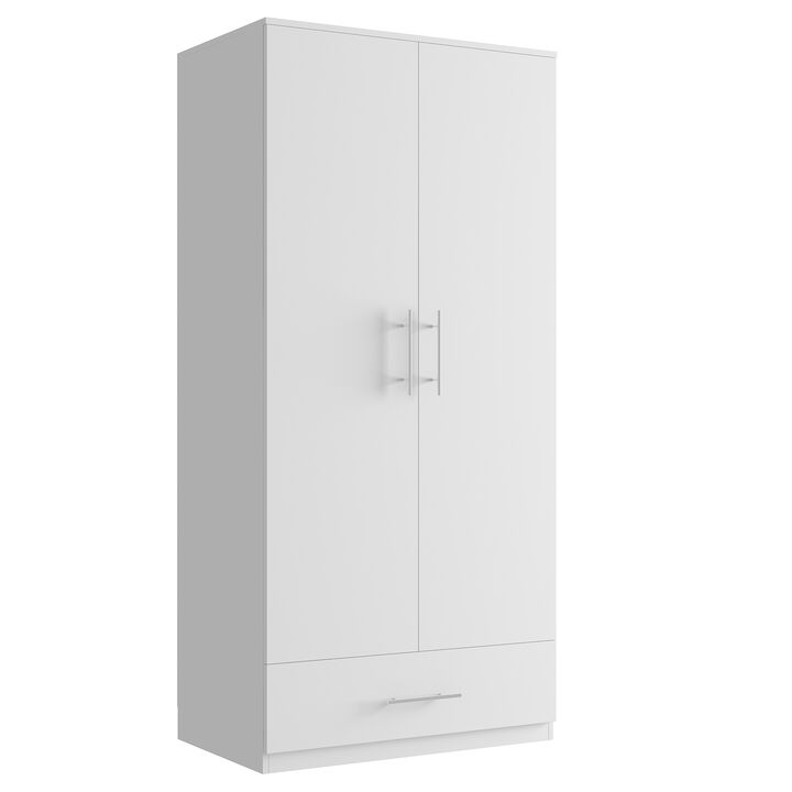 31.5"W x 66.9"H Wardrobe Armoire For Bedroom Saving Saving