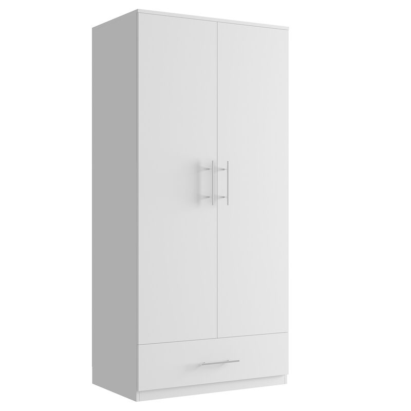 31.5"W x 66.9"H Wardrobe Armoire For Bedroom Saving Saving