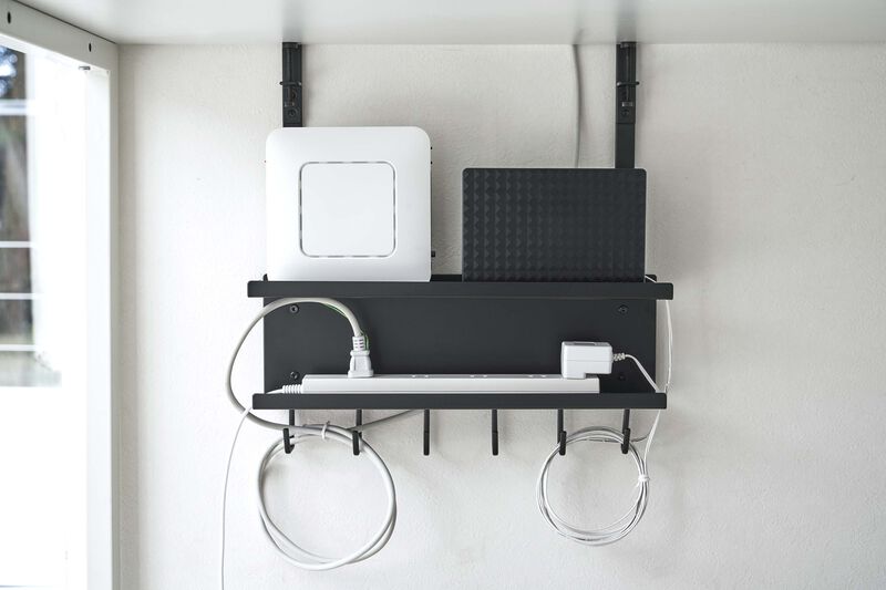 Under-Desk Cable & Router Storage Rack