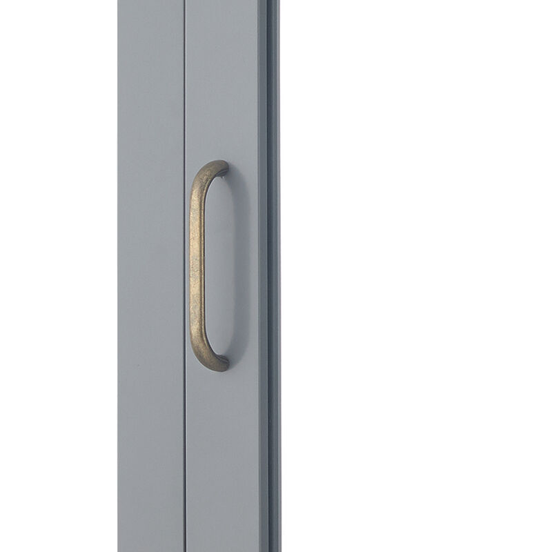 Mercer Removable Medicine Cabinet with Mirrored Door, Gray image number 4
