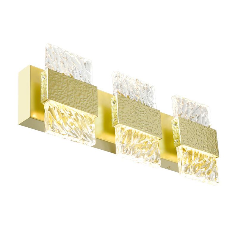 Carolina LED Wall Sconce With Gold Leaf Finish