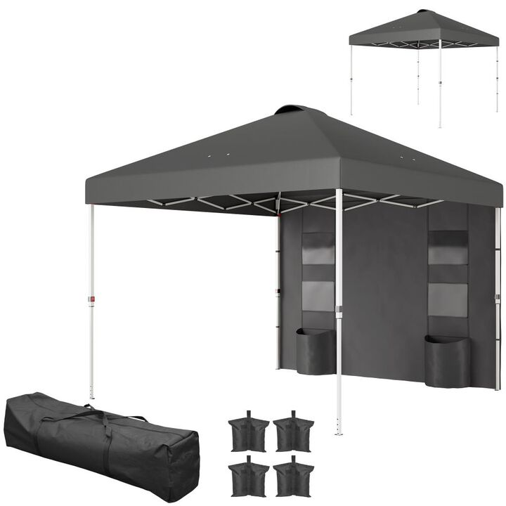 Hivvago 10x10 Pop Up Canopy with Storage