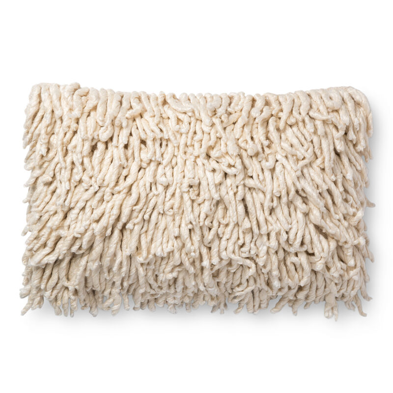 P0537 Cream 16"x26" Down Pillow