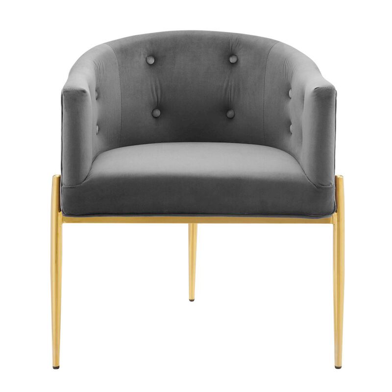 Savour Tufted Performance Velvet Accent Chairs Set of 2 image number 4