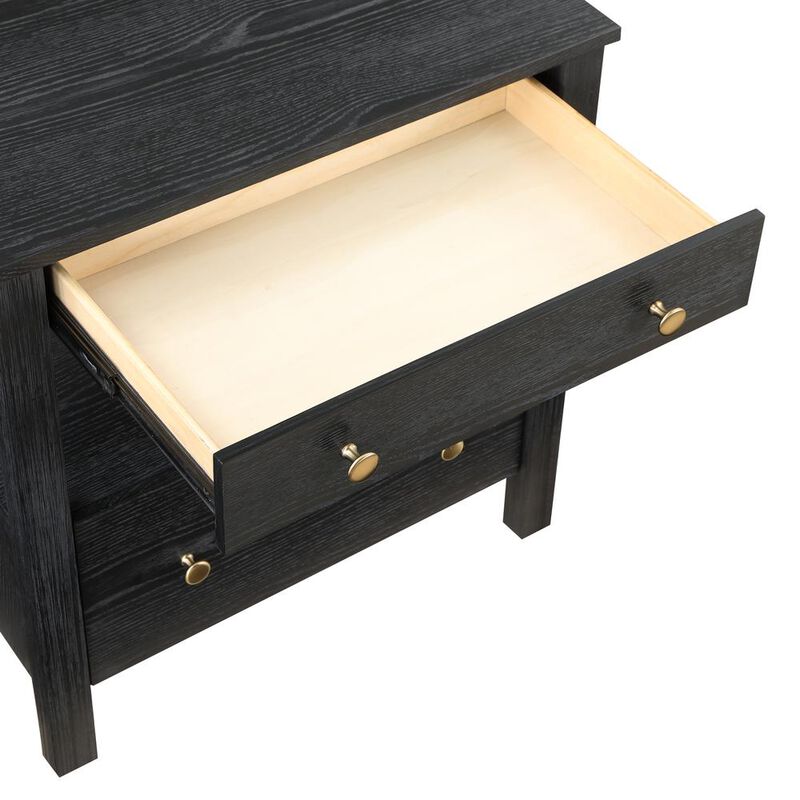 Comfort Pointe Delano 2 Drawer Nightstand