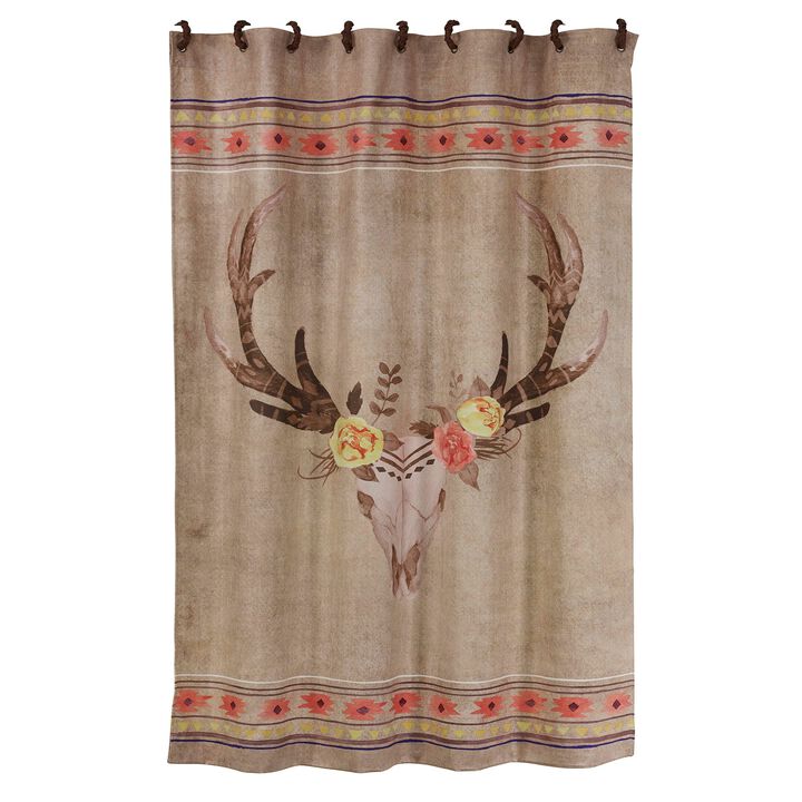Desert Skull Shower Curtain