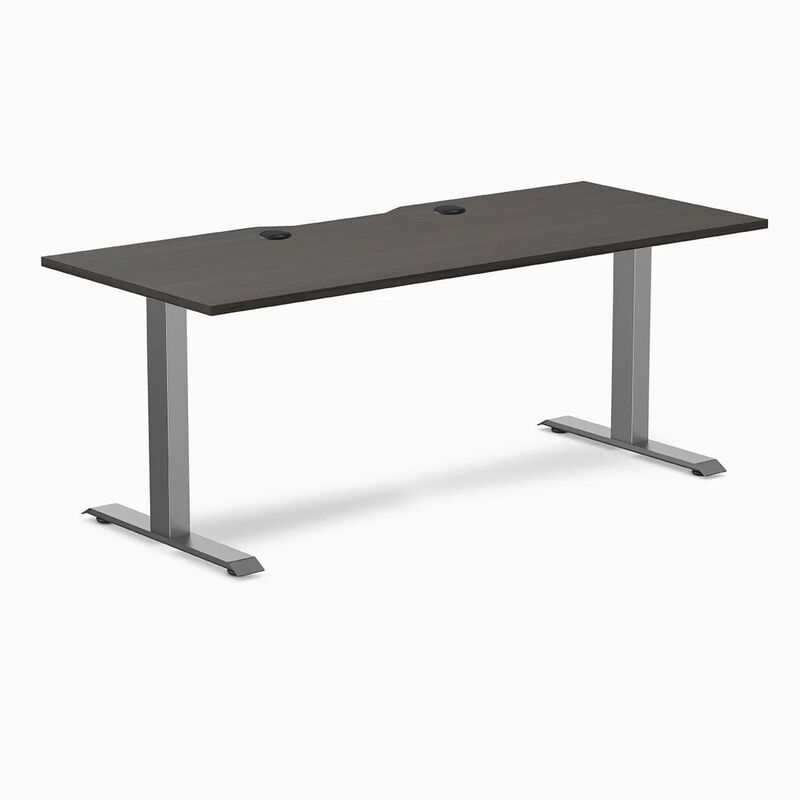 Desky Zero Scalloped Laminate Office Desk image number 0