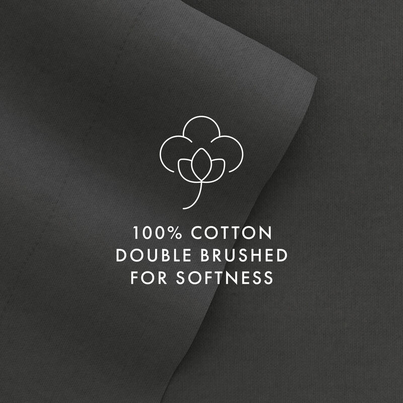Soft Flannel Essentials 100% Cotton Bed Sheet Set image number 6