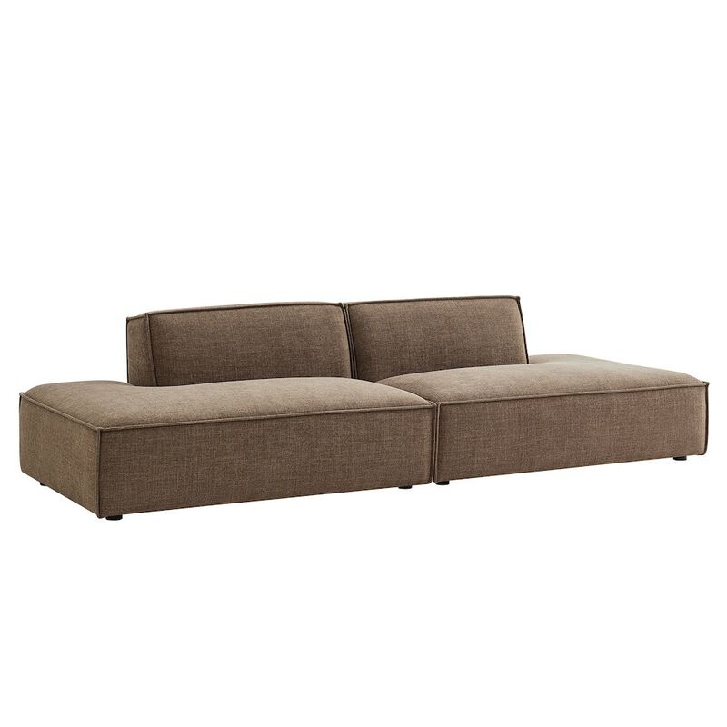 Restore 2-Piece Performance Fabric Upholstered Modular Loveseat image number 0