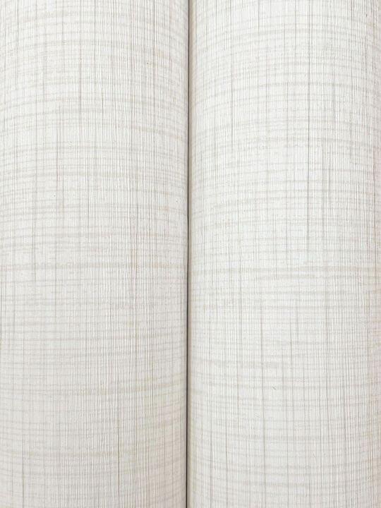 Open Air White Crosshatch Wallpaper