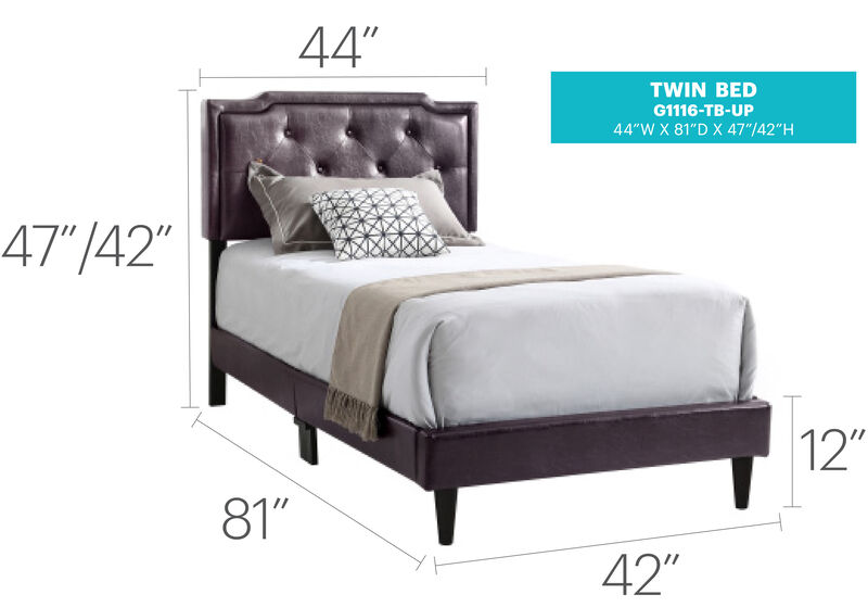 Deb Adjustable Twin Panel Bed