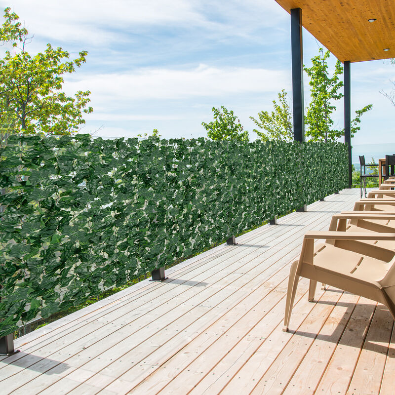 120" x 40" Artificial Ivy Privacy Fence for Outdoor Garden and Balcony Decor