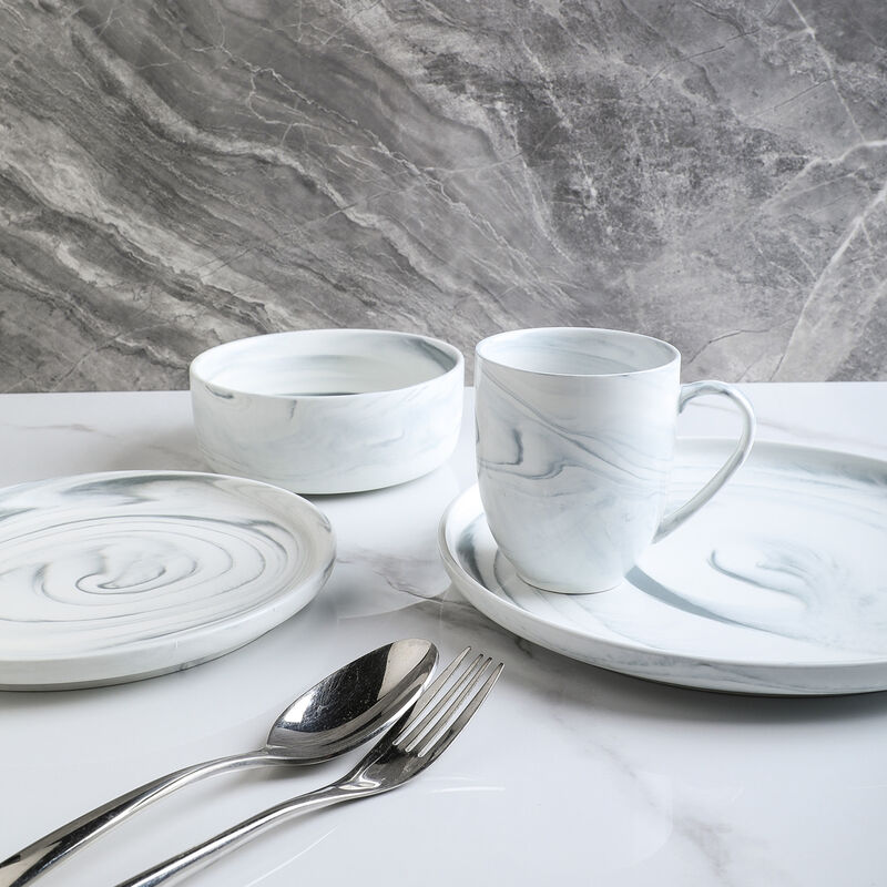 Stone Lain Brighton Porcelain 32 Piece Dinnerware Set