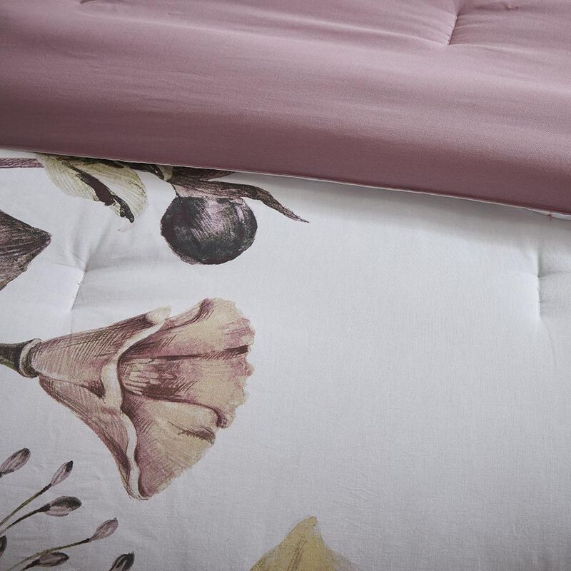 Belen Kox Blush Floral Cotton 8-Piece Comforter Set, Belen Kox