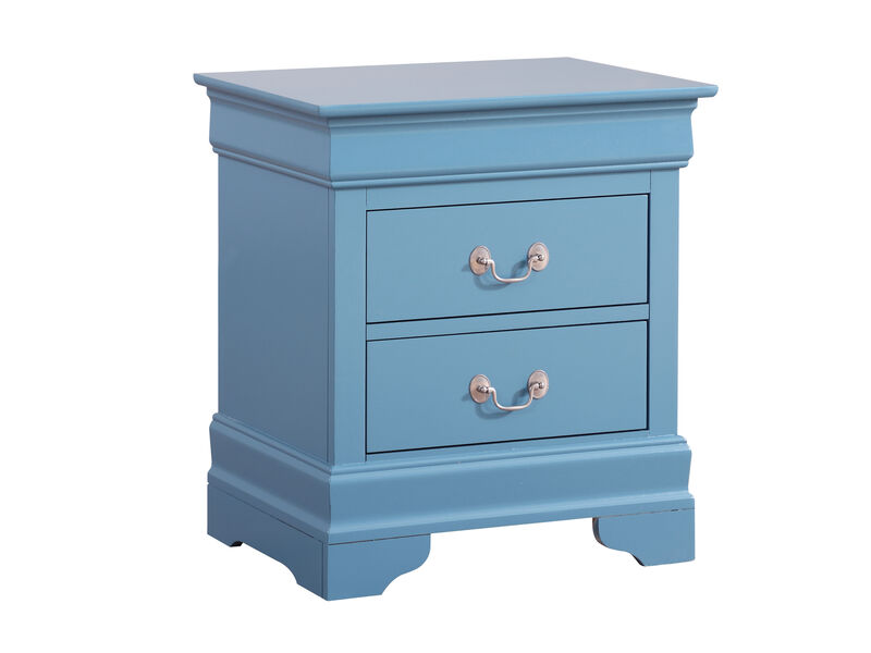 Louis Philippe 2-Drawer Nightstand (24 in. H X 22 in. W X 16 in. D)