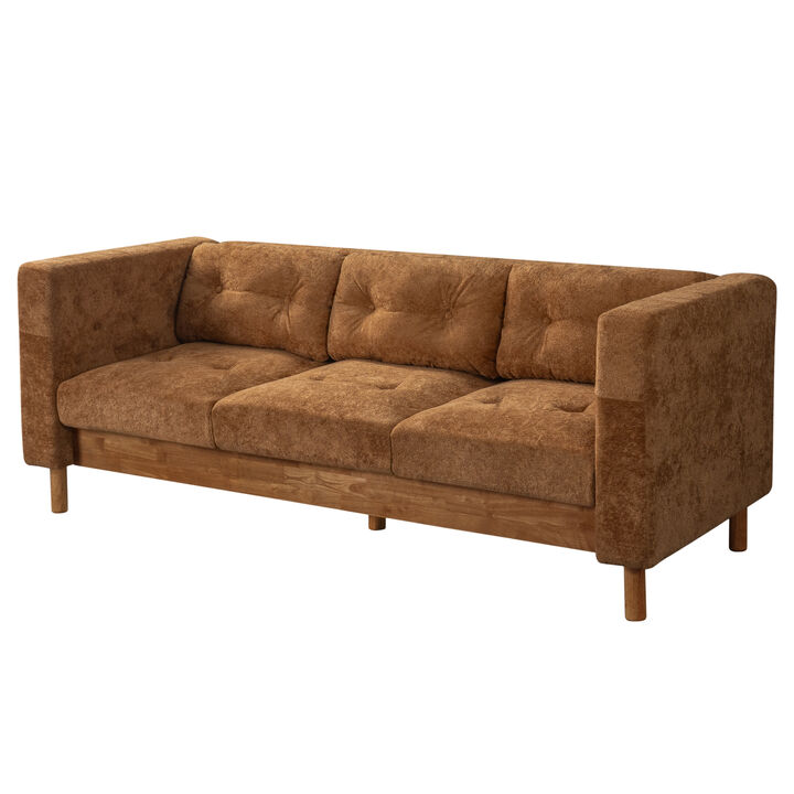 Jubpaf 78" Modern 3 Seater Sofa Chenille