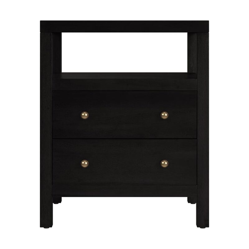 Butler Specialty Company Celine 2 Drawer Nightstand, Coffee