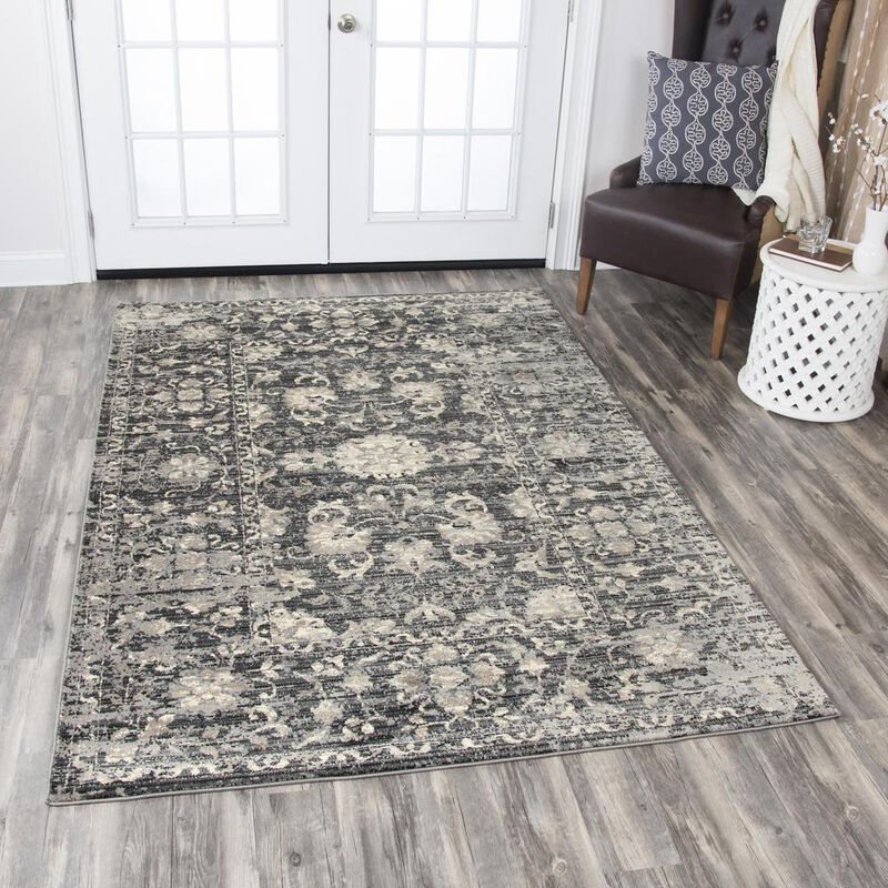 Power Loomed Cut Pile Polypropylene Rug, 5'3" x 7'6"