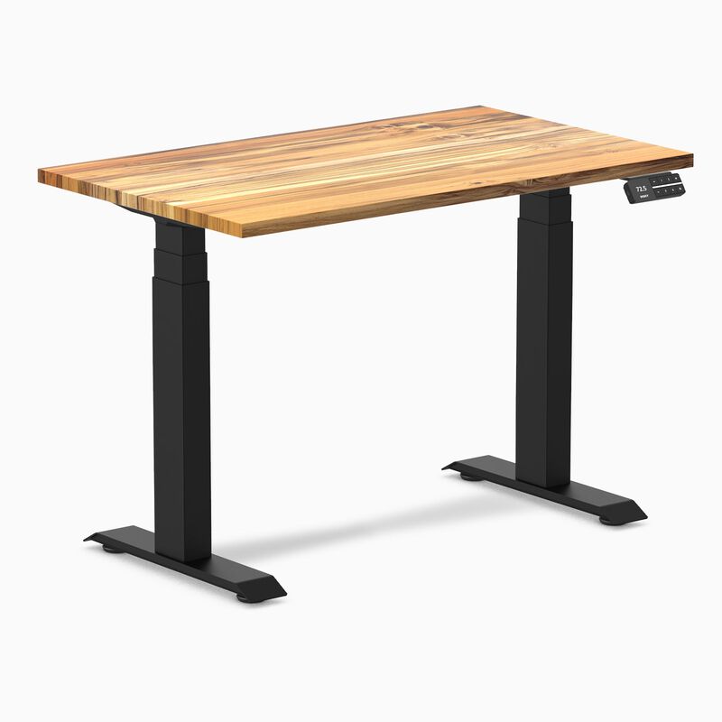 Desky Dual Mini Hardwood Sit Stand Desk image number 0