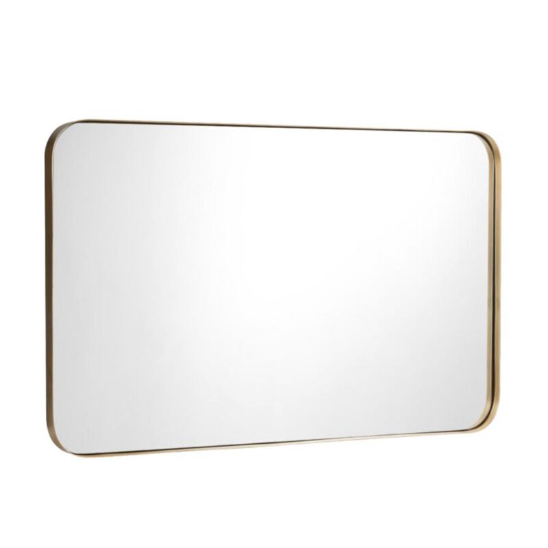 Hivvago Metal Frame Wall-Mounted Rectangle Mirror