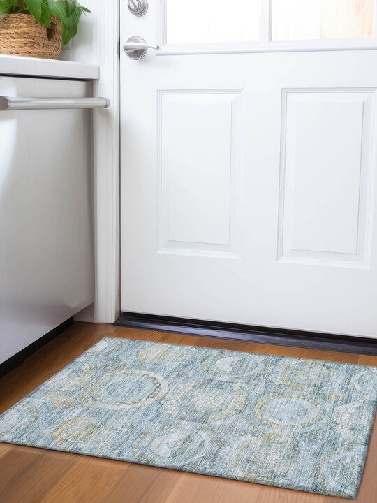 Tabrook TB14 Blue 20" x 30" Rug