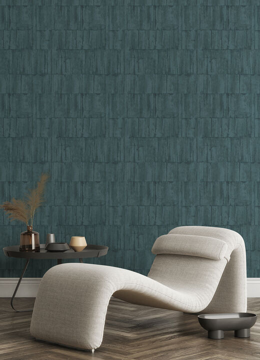 Buck Teal Horizontal Wallpaper