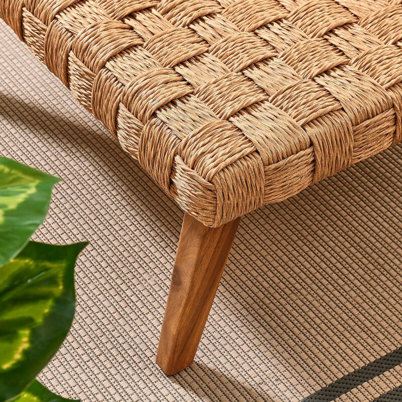 Modway Thames Outdoor Patio Wicker Outdoor Patio Rattan Coffee Table image number 9